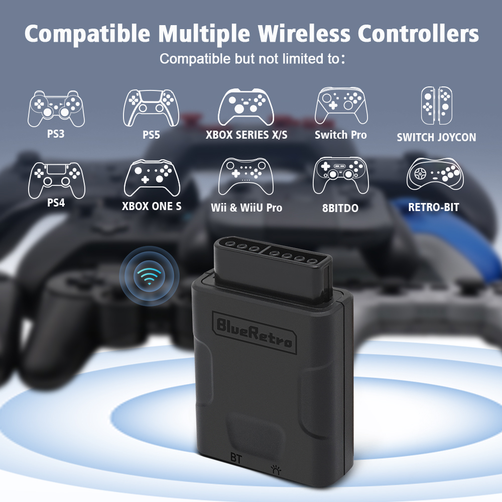 Retro Gaming Xbox One - RetroScaler Blueretro 무선 컨트롤러 어댑터, SNES