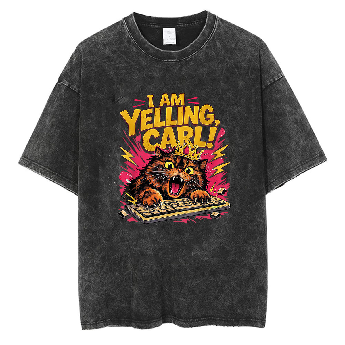 Retro Gaming Shirt - 나는 외치고 있다 칼 던전 크롤러