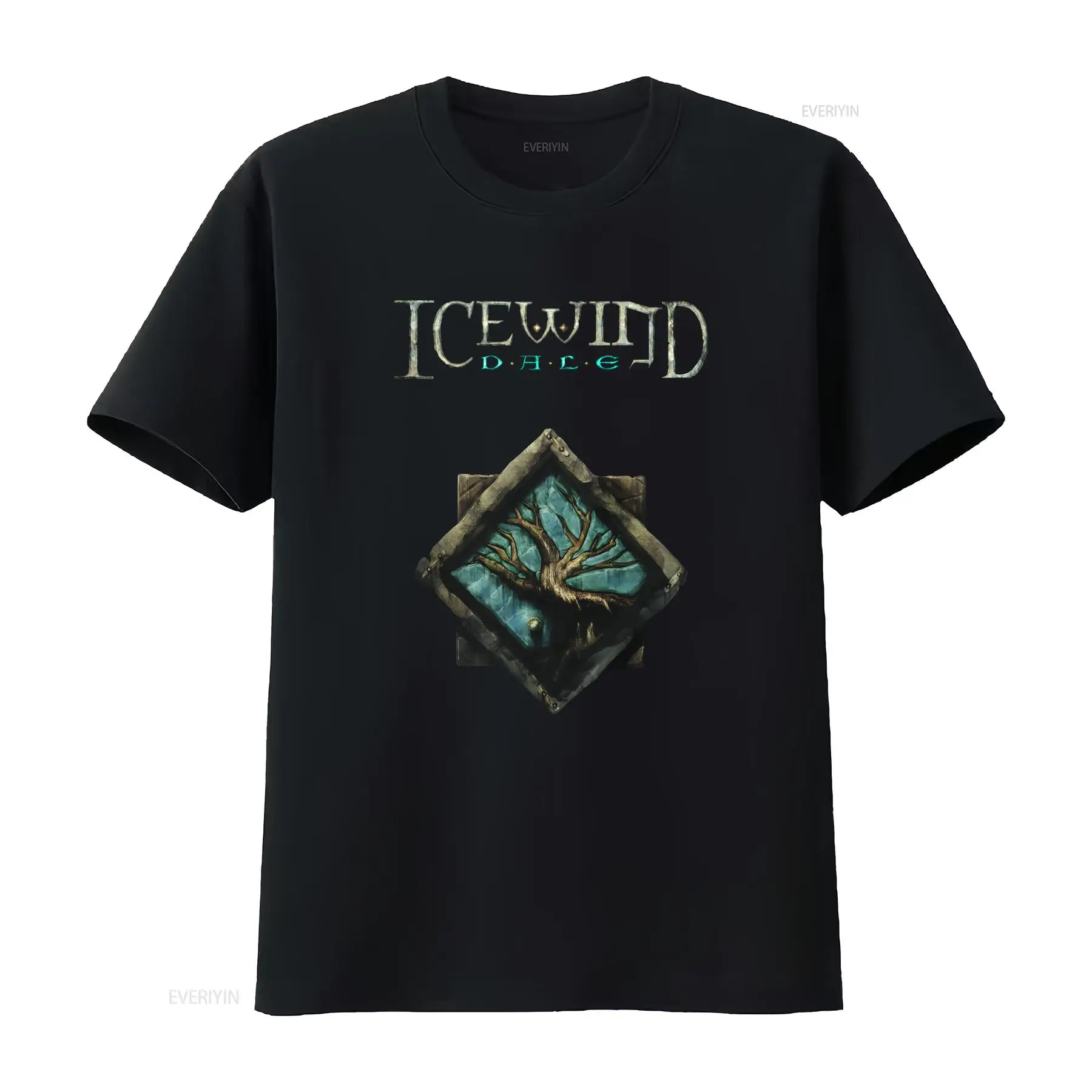 Retro Gaming Shirt - Icewind Dale 로고 클래식 비디오 게임