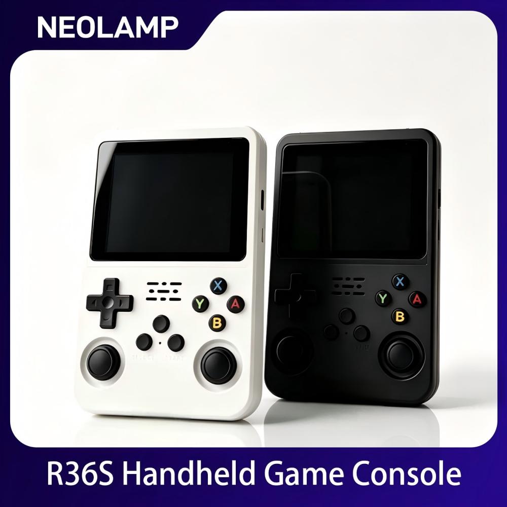 Retro Gaming R36S - R36S 레트로 휴대용 게임기 3.5인치 IPS