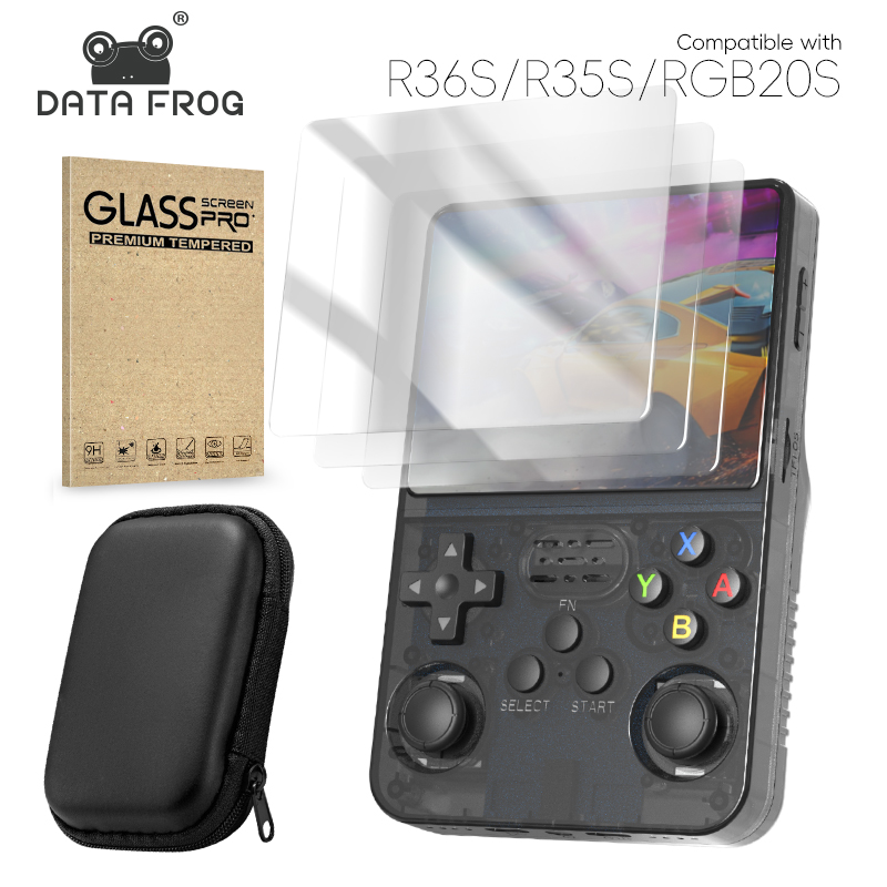 Retro Gaming R36S - 데이터 개구리 R36S 화면 보호기 R35S