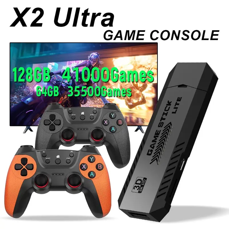 Retro Gaming N64 - X2 울트라 프로 레트로 게임 스틱