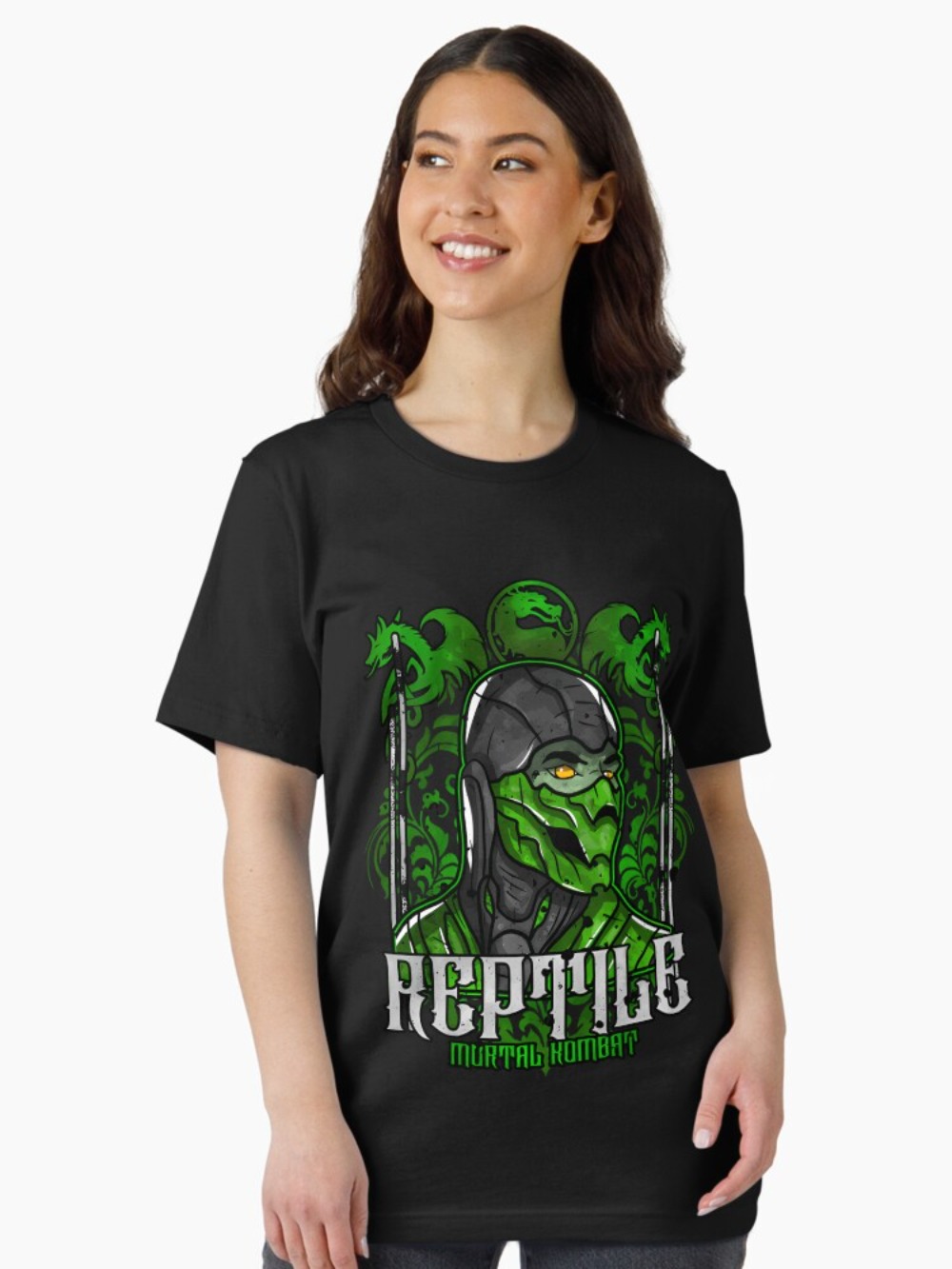 Mortal Kombat Reptile Portrait - Retro Gaming Shirt 리뷰 및 가격