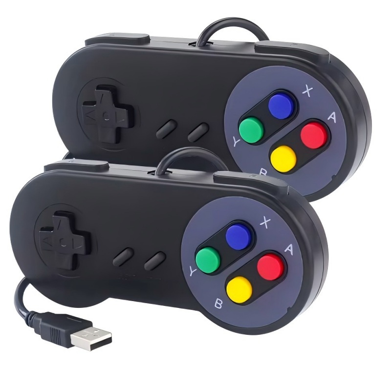 2PCs USB 게임 패드 레트로 게임 조이스틱 유선  - Retro Gaming Windows 리뷰 및 가격
