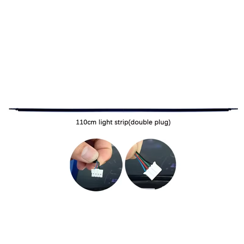 RGB 64색 LED 자동차 무드등 키트 부품 4핀 4 - Controller Extension Cord 리뷰 및 가격