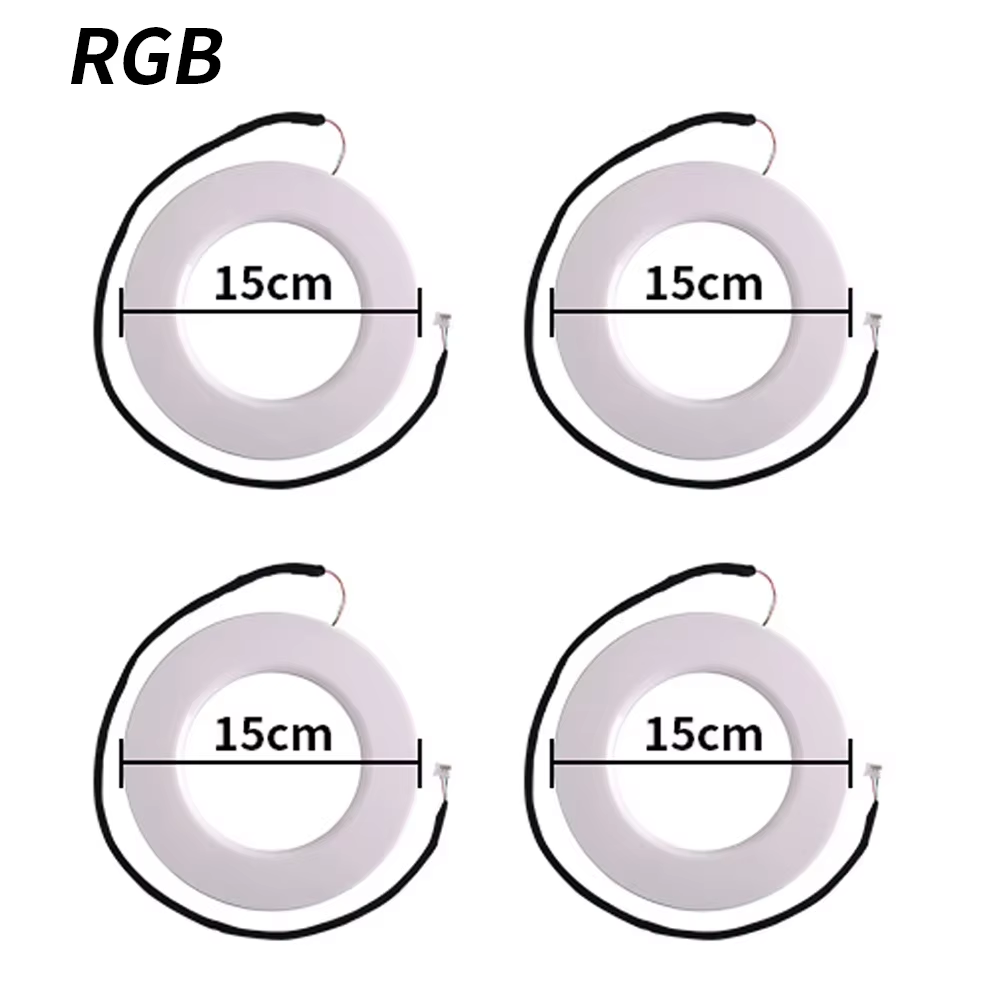 RGB 64색 LED 자동차 무드등 키트 부품 4핀 4 - Controller Extension Cord 리뷰 및 가격