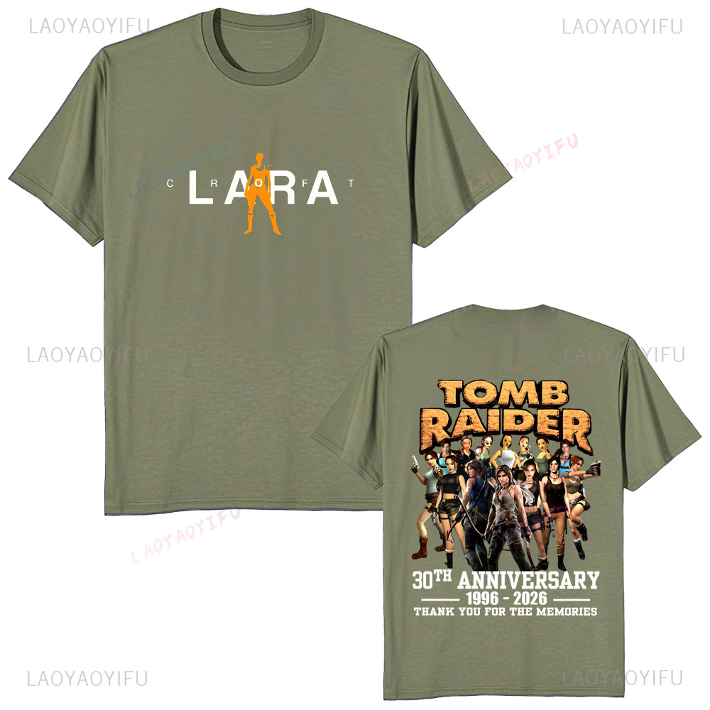 Tomb Raider 30주년 기념 유니섹스 빈티지 티 - Retro Gaming Shirt 리뷰 및 가격