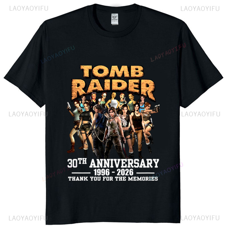 Tomb Raider 30주년 기념 유니섹스 빈티지 티 - Retro Gaming Shirt 리뷰 및 가격