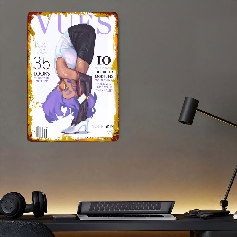 VUES 매거진: Io 포스터 레트로 3D 프린팅 금속 - Retro Gaming Magazine 리뷰 및 가격