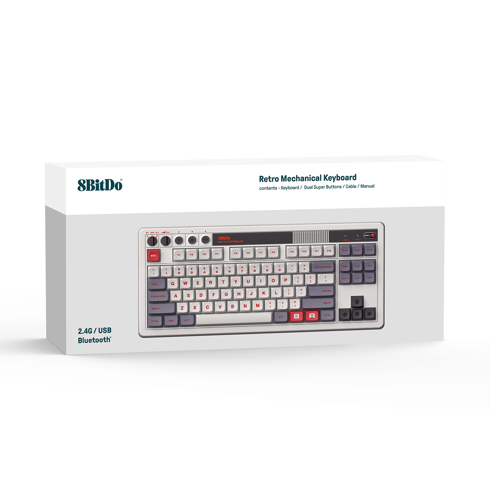 8Bitdo 레트로 기계식 키보드, 블루투스, 2.4G - Retro Gaming Windows 리뷰 및 가격