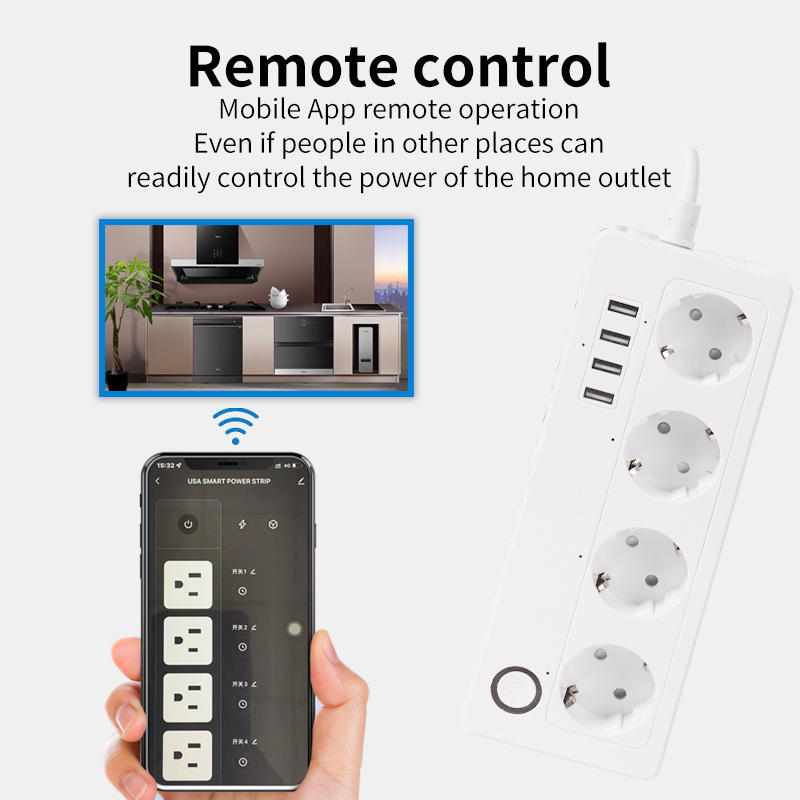 SIXWGH Tuya 스마트 연장 코드 소켓 WiFi  - Controller Extension Cord 리뷰 및 가격
