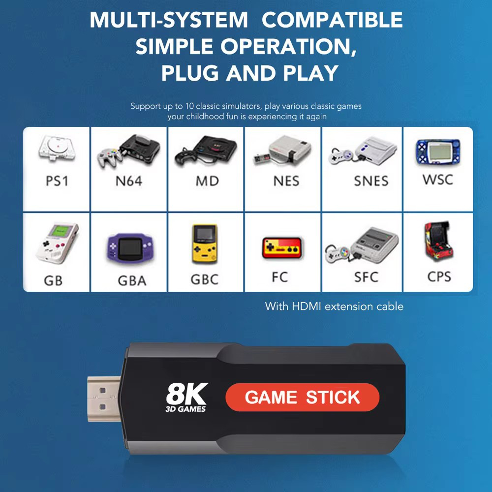 X2 게임 스틱 HD 4K 8K 3D 콘솔 듀얼 컨트롤 - Retro Gaming Android 리뷰 및 가격